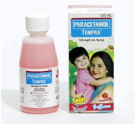 Tempra 120 Mg   5 Ml Strawberry Flavor 120 Ml Syrup 