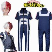 Todoroki Shoto ชุดคอสเพลย์บุรุษผู้หญิงชุดนักเรียนกางเกงเสื้อยืด Setelan Baju Senam เสื้อฮู้ดมิโดริยะอิซุคุอนิเมะฮีโร่ของฉันสถาบันการศึกษา Boku No Hero