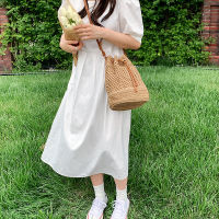 Bamboo Straw Bag For Women Handmade Bamboo Woven Bag Handcrafted Bamboo Handle Straw Bag Womens Bamboo Woven Handbag Small Bamboo Straw Bag