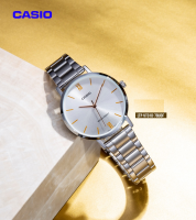 นาฬิกา Casio รุ่น LTP-VT01D-7B นาฬิกาผู้หญิง สายแสตนเลส หน้าปัดขาว ของแท้ 100% รับประกันสินค้า 1 ปีเต็ม