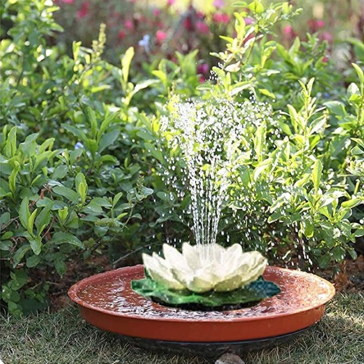 bird-bath-garden-decor-outdoor-mini-solar-water-fountain-pool-pond-waterfall-lotus-solar-waterscape-fish-tank-garden-decoration