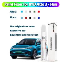 【LZ】❈∏  New Car Paint Repair Pen for BYD Atto 3 Han 2022 2023 Paint Fixer Repair Touch Up Paint  Accessories Black White Red Blue Green