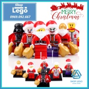 Xếp hình Santa Claus - Darth Vader - Harley Queen - Old Granny - Joker - C