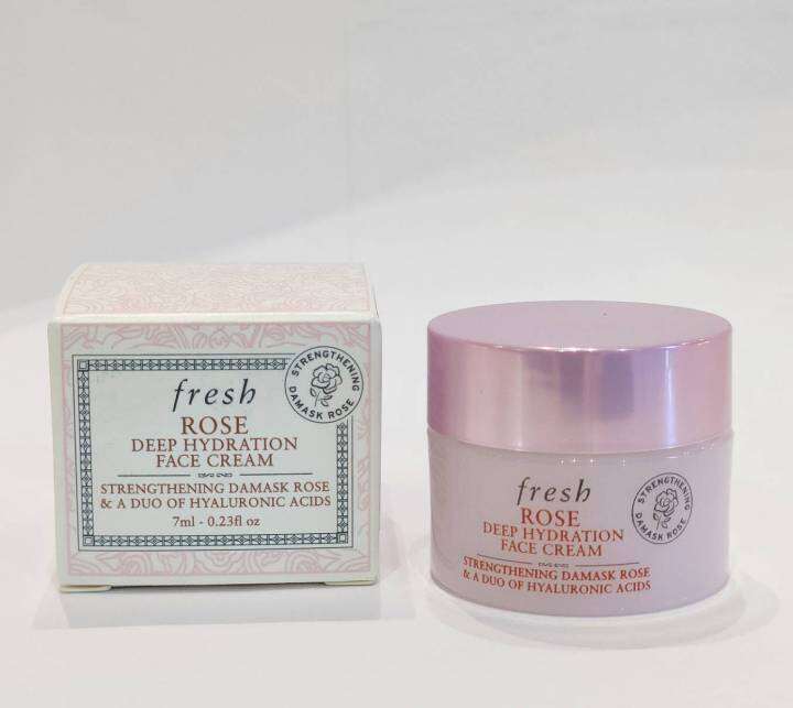 FRESH Rose Deep Hydration Face Cream Moisturizer 7 ml Lazada.co.th
