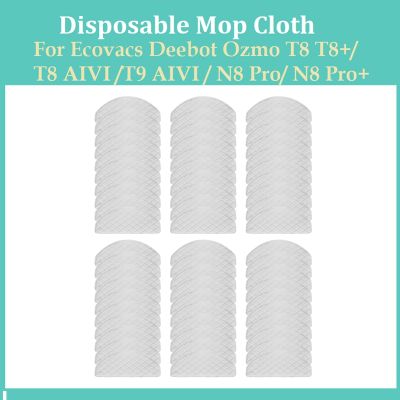 Disposable Mop Rag for Ecovacs Deebot Ozmo T8 T8+/ T8 AIVI T9 AIVI / N8 Pro/ N8 Pro+ Robot Vacuum Cleaner Parts
