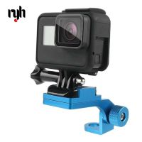 Kaca Spion Motor ยึดอลูมิเนียมในรถยนต์ตัวยึดสำหรับกล้อง Gopro Hero 9 8765ฟิวชั่นเหมาะสำหรับ Xiaomi Yi SJ4000 SJ