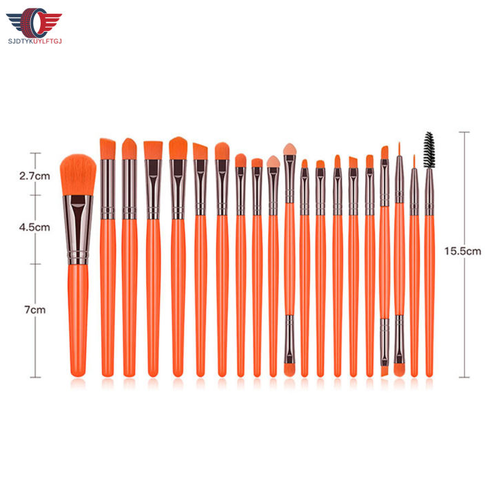 20ชิ้นสี-kuas-rias-ชุดเครื่องสำอางค์แปรงที่ปัดแก้มแบบฝุ่นสมาชิกในครอบครัวของขวัญสำหรับเพื่อน
