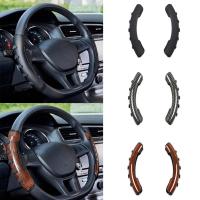 【CW】Carbon Fiber Non-Slip Universal Car Steering Wheel Cover Booster With Spinner Handle Knob Durable For Bmw E90 E60 F10 F20