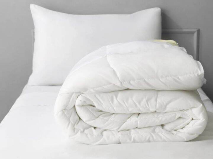 MOMSHEF Plain White Duvet Lazada PH