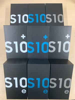 กล่องขายปลีกไม่มีกล่อง Samsung S8/S9 +/S10/S10 + S10E กล่องขายปลีก Us/eu/uk อะแดปเตอร์ติดผนังแบบเร็วชนิด C หูฟังถอดสายได้อุปกรณ์เสริม OEM