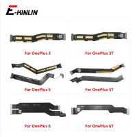 ขั้วต่อเมนบอร์ดหลัก LCD Display Flex Cable สําหรับ OnePlus 3 3T 5 5T 6 6T