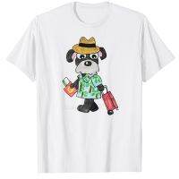 TVintage Miniature Schnauzer Tvel Pmaiden พิมพ์ T Shirts เสื้อ T เสื้อ Harajuku Streetwear เสื้อผ้าผู้ชายฤดูร้อน