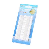 【Booming】 MAS Tools โปร่งใส/20 Pcs สายไฟสายไฟคลิปพลาสติก Self Adhesive Clamp Organizer Fixer Dls HOmeful