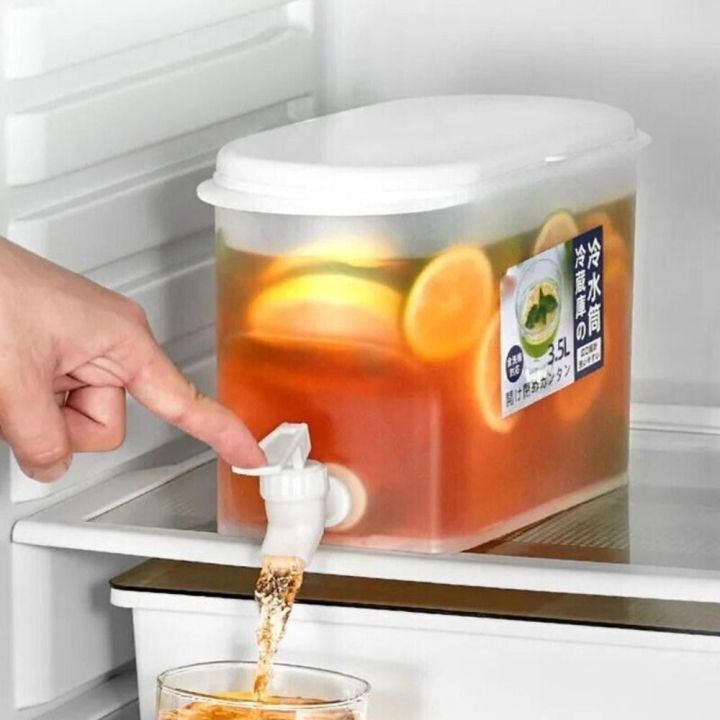sameple-พลาสติกทำจากพลาสติก-เหยือกน้ำเย็น-ภาชนะบรรจุน้ำเย็น-ด้วยการแตะ-เครื่องจ่ายเครื่องดื่ม-สะดวกสบายๆ-3-5l-กาต้มน้ำดื่มน้ำ-ตู้เย็นในตู้เย็น