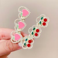 【CW】 Japan Korea Metal Hairpin Barrettes Woman Kawaii Hair Fashion Accessories