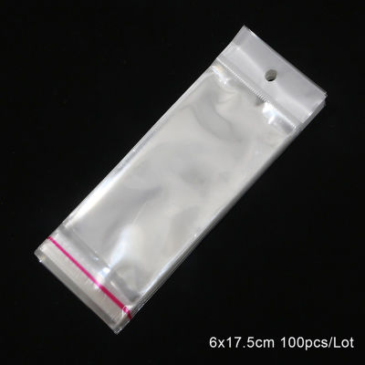 Chijiudianzi กระเป๋าใส่ของขนาดเล็กพลาสติกใสปิดผนึกได้100ชิ้นสำหรับจัดเก็บเครื่องประดับกำไลข้อมือที่เก็บแหวน