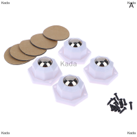 Kada ล้อเลื่อนเฟอร์นิเจอร์1 4ชิ้นล้อสำหรับงานหนักล้อสากลสำหรับ360หมุน ° สแตนเลสมีกาวในตัว