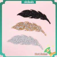 OKDEALS งานฝีมือ DIY เตารีด สติ๊กเกอร์ลวดลาย ออกจาก โปรแกรมแก้ไขด่วน แพทช์ Rhinestone เครื่องประดับเสื้อผ้า