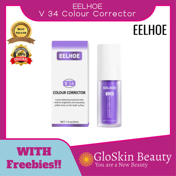 GLOSKIN BEAUTY ORIGINAL Eelhoe Teeth Whitening V34 Colour Corrector