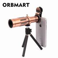 ออปติคอลคลิป20X อเนกประสงค์สีบรอนซ์ทองแดง ORBMART เลนส์โทรศัพท์มือถือกล้องโทรทรรศน์แบบ Telephoto ซูมสำหรับโทรศัพท์มือถือสมาร์ทโฟน