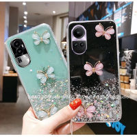 ใหม่ เคส Phone Case OPPO Reno10 10 Pro+ OPPO A78 NFC Plus 4G 5G เคส INS 3D ดาวผีเสื้อ เคสโทรศัพท์ โปร่งใสอินเทรนด์กันกระแทกด้วยโซ่ลูกปัด เคสโทรศัพท 2023