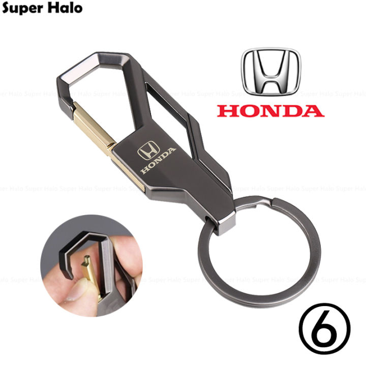 new-alloy-โลโก้โลหะรถจักรยานยนต์พวงกุญแจพวงกุญแจรถสำหรับ-honda