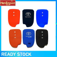 ปลอกกุญแจซิลิโคน Hardingsun สำหรับโตโยต้า Vios 2014-2018ใหม่ทั้งหมด Yaris 2018-2020รีโมทรถยนต์