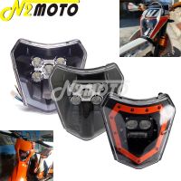 ♝ LED Headlight Motocross Dual Sport Off Road Dirt Bike Front Light E8 EMARK Head Lamp For KTM XCW XCF XC EXC EXCF SX Six Days TPI