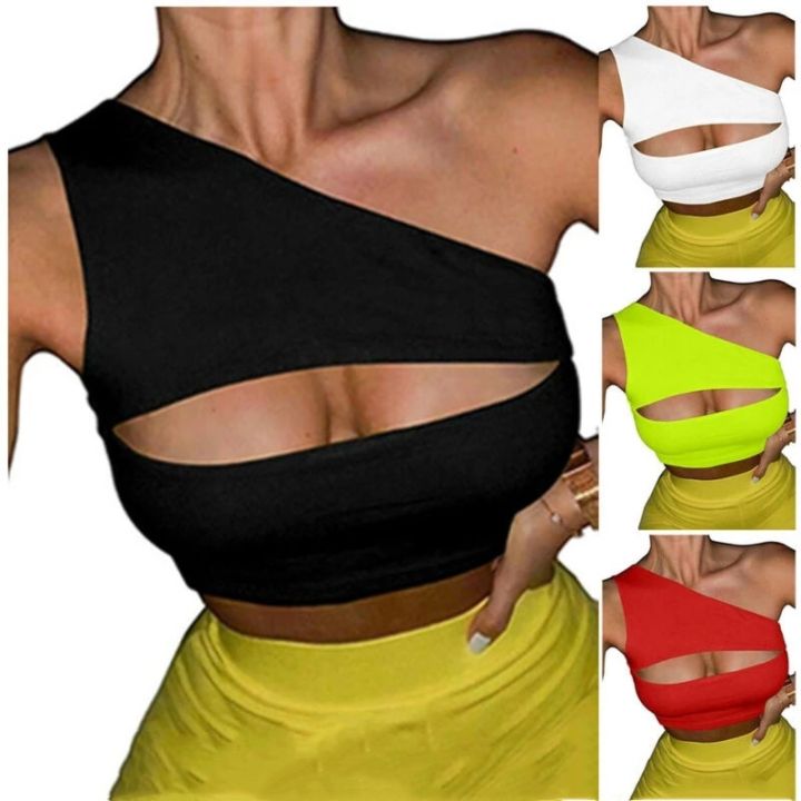 womens-shoulder-sleeveless-bralette-crop-top-ladies-plain-exposed-umbilical-corset-tube
