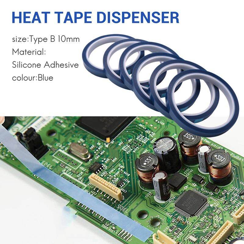 50m High Temperature, Heat Resistant Tape, Heat Transfer Tape For Heat Sublimation Non-Residual