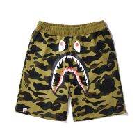 BAPE กางเกงขาสั้นลำลองสำหรับผู้ชายผู้หญิงขนาด M-3XL