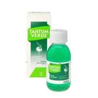 Germanys Tantum Verde mouthwash has four functions: sterilizing and refreshing for inflammation swelling and pain in the mouth throat and gums