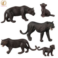 Simulation Animal Model Toy Static Action Figures Wild Leopard Ornament Children Collect Toys Gifts