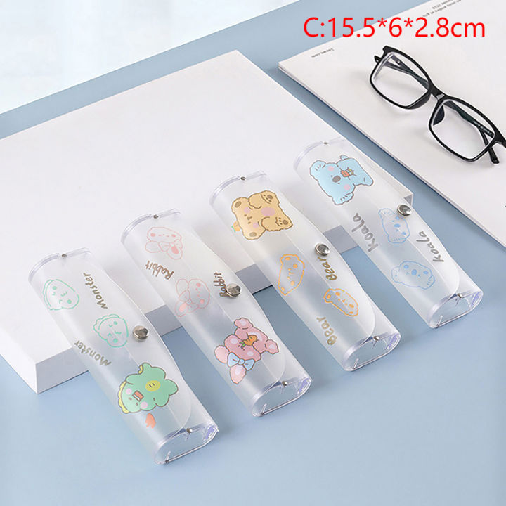 Cartoon Transparent Glasses Box Protection Cute Glasses Case Box