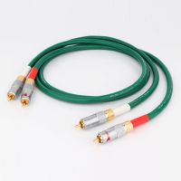 Mclnanut 2328 Kabel Audio HiFi Tembaga Murni Kabel Interkoneksi RCA dengan Steker RCA Nakamichi