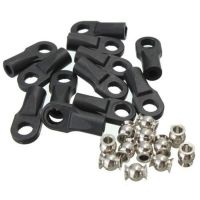 12pcs M4 Rostock Kossel Mini Trax 1/10 E-REVO REVO SUMMIT Briquette 5347 Delta Reprap 3d Printer Arm Training Rod Ends RC Cars