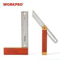 WORKPRO 2 In 1ไม้บรรทัดมุมมาตรวัด8 "Tri Square 9" เลื่อน T-Bevel พร้อมด้ามไม้เครื่องมือวัดระดับ