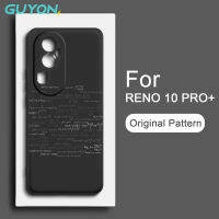 Guyon เคสซิลิโคนเหลวสำหรับ  เสค OPPO Reno10 Pro + 5G แบบดั้งเดิมดีไซน์ใหม่ลายต้นฉบับ