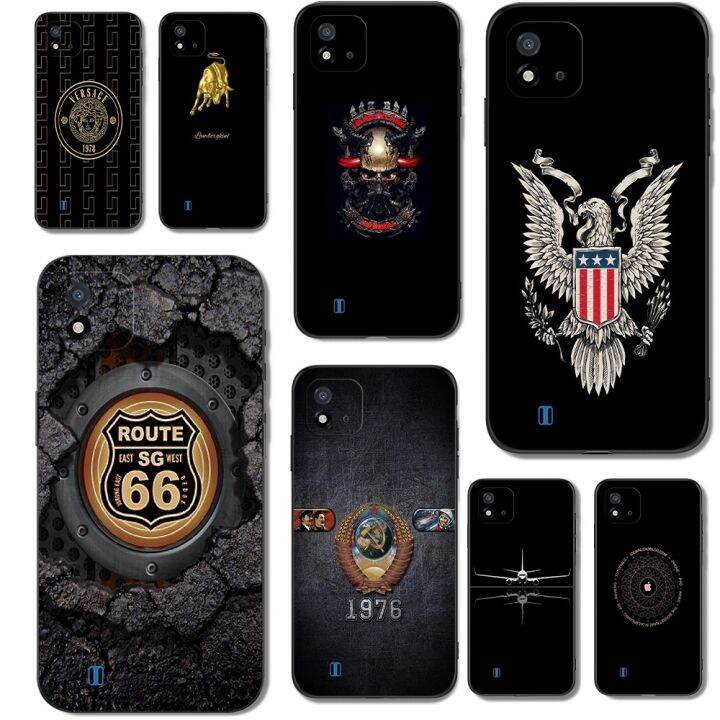 tpu-case-for-realme-c11-2021-c20-case-6-5-inch-phone-back-cover-protective-soft-silicone-black-tpu-sign