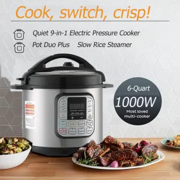 Instant Pot Duo Plus, 6-Quart Whisper Quiet 9-in-1 Electric Pressure Cooker  -USE