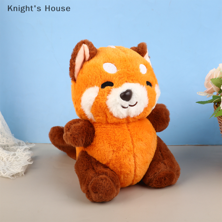 knights-house-ของเล่นตุ๊กตารูปแรคคูนน่ารักน่ารักตุ๊กตาสัตว์ยัดนุ่นนุ่มน่ารักสำหรับเด็กผู้หญิงเด็กทารกของขวัญวันเกิดวันคริสต์มาส