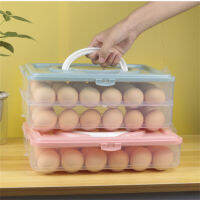 Egg Protection Box Home Refrigerator Fresh Egg Tray with Cover Food ABS Anti-drop Storage Basket Drop Shopping Wholesale K211