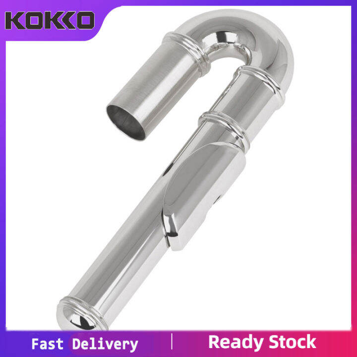 Flute Curved Headjoint Copper Nickelplated Headjoint Musical Instruments Accessories For