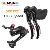 SENSAH ก้อนกรวด-จักรยาน SRX PRO ความเร็ว1X11จักรยานเสือหมอบ R/l Shifter + รางโซ่ล้อหลัง11 S Road Groupset อะไหล่รถจักรยานกรวด STI