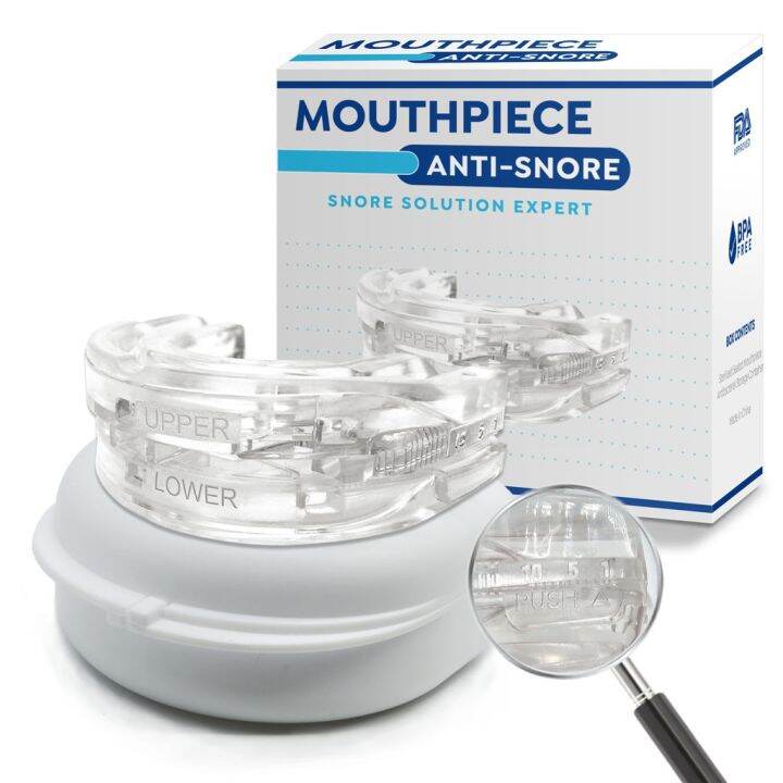 Anti Snoring Mouthpiece, Fully Adjustable Mouth Guard for Snoring ...