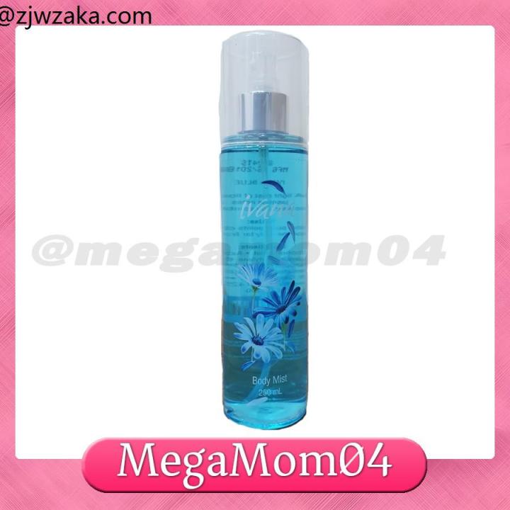IVANA LIGHT BLUE 250ML Womens perfume body mist spray tupperware Floral ...