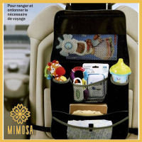 MIMOSA กระเป๋าเอนกประสงค์ 2in1 เก็บของใช้ แขวนหลังเบาะรถยนต์หรือรถเข็นได้ ยี่ห้อ munchkin