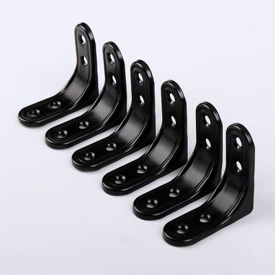 ✗ 5Pcs Furniture Reinforcement Stainless steel Rustproof Angle Corner Code Corner Guard Brackets Stand Fasteners Protector