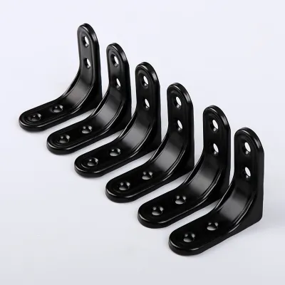 5Pcs Furniture Reinforcement Stainless steel Rustproof Angle Corner Code Corner Guard Brackets Stand Fasteners Protector