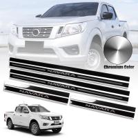 ชายบันได กันรอยชายบันได สคัพเพลท สแตนเลส รุ่น นิสสัน นาวาร่า NISSAN NAVARA NP300 ปี 2015 - 2018 สีโครเมี่้ยม 4 ชิ้น 4 ประตู